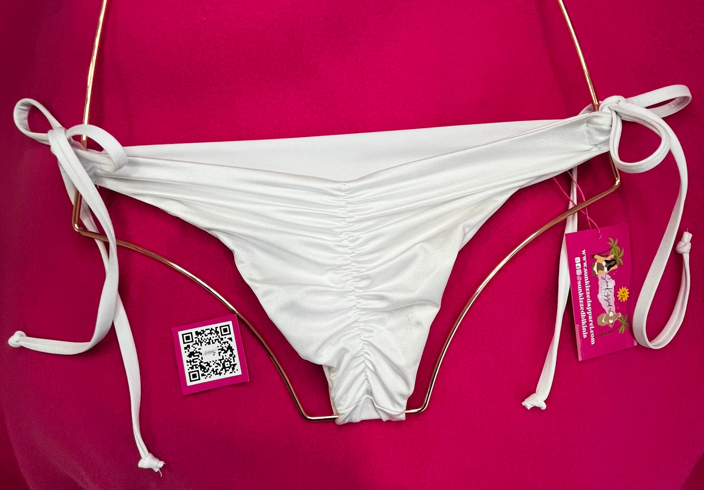 Silky White Bikini