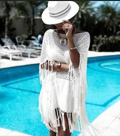 Knit / Fringe Cover up