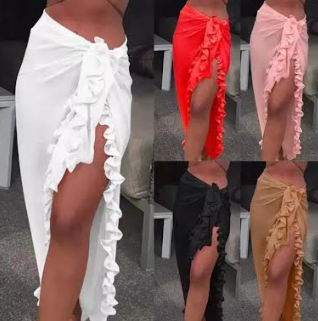 Ruffle Long Sarong