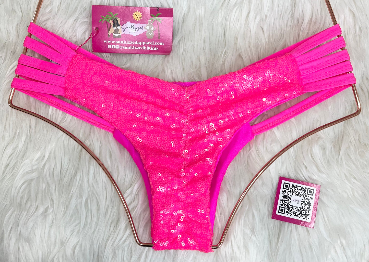 Pink Sequence Bikini