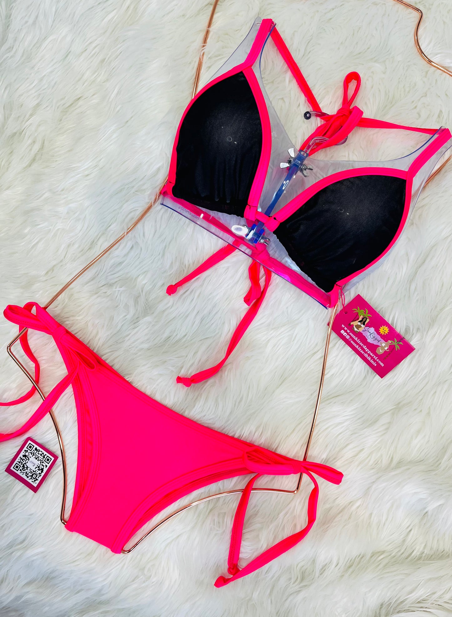 Mesh Neon Bikini