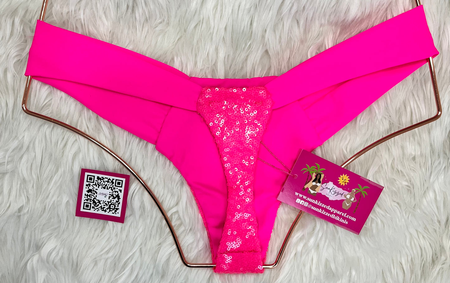 Pink Sequence Bikini